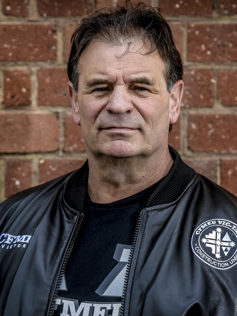 John Setka resigned as the Victorian boss of the CFMEU on Sunday. Picture: Roy VanDerVegt