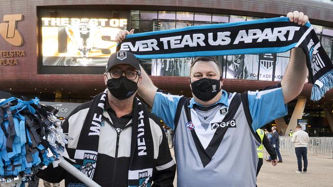 Power and Crows fans will pack Adelaide Oval from Round 1. Picture: Matt Loxton