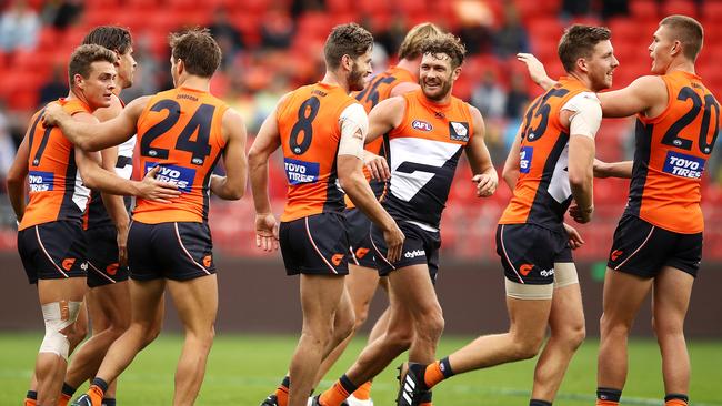 The Giants are adamant they are winning the war in the west. Picture: Getty Images