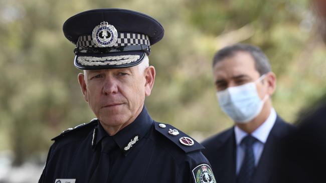 Police commissioner Grant Stevens. Picture: NCA NewsWire / Naomi Jellicoe