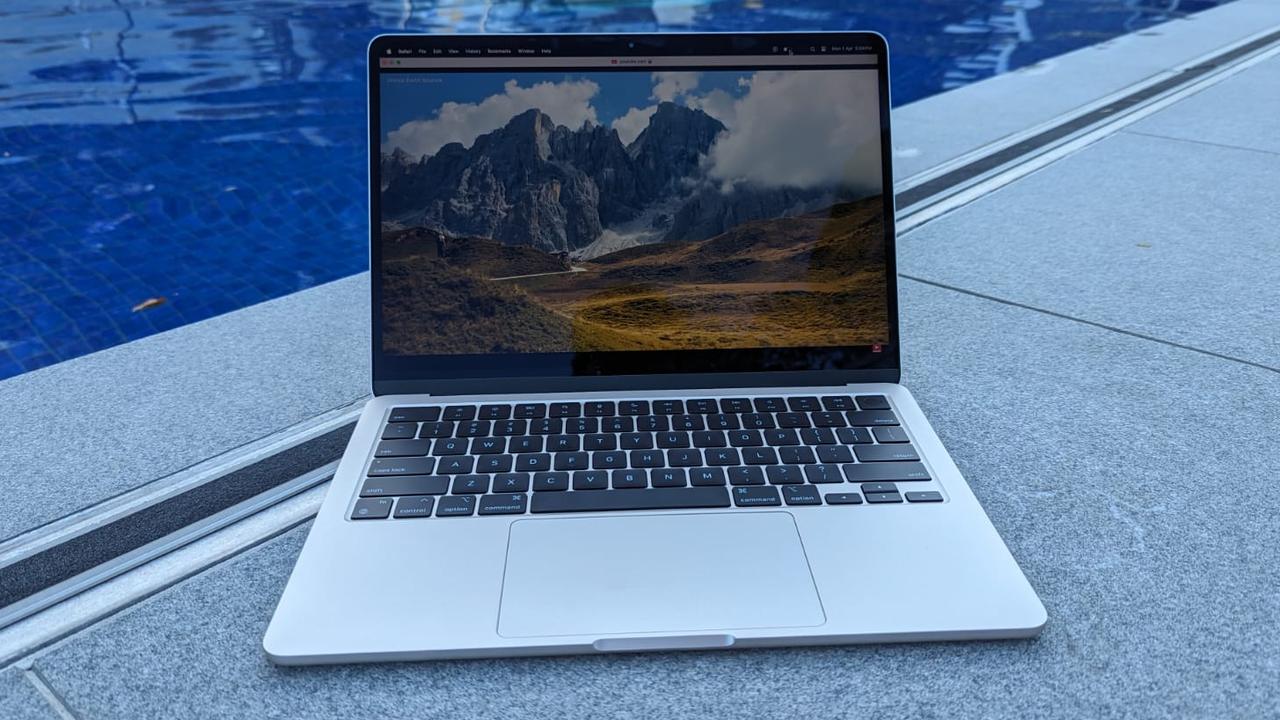 MacBook Air M3. Picture: Lauren Chaplin.