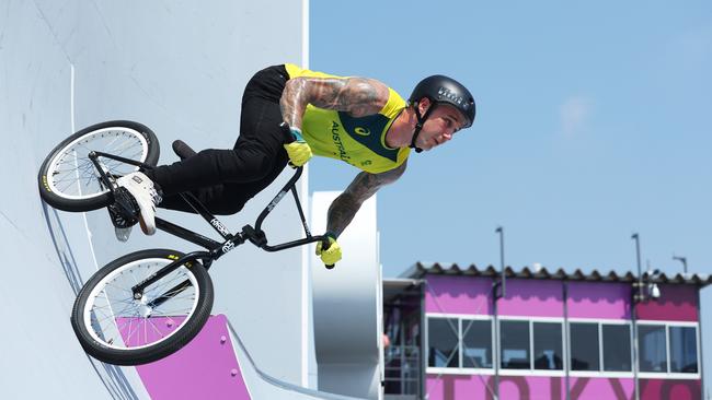 BMX freestyle rider Logan Martin won gold at the Tokyo Olympics. Picture: Jamie Squire/Getty Images