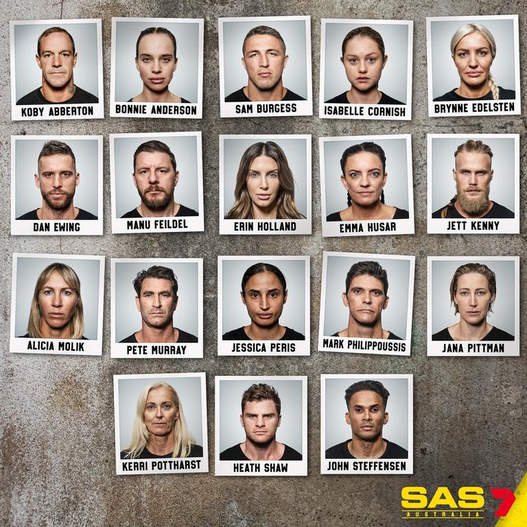 Cast sheet for SAS Australia 2021.