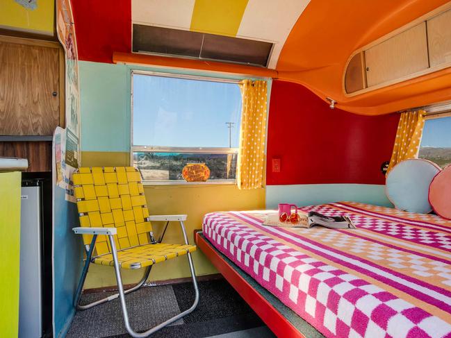 B-52s icon Kate Pierson has listed her funky Californian Airstream retreat. Picture: Shafik Wahhab, Shafik Photography.