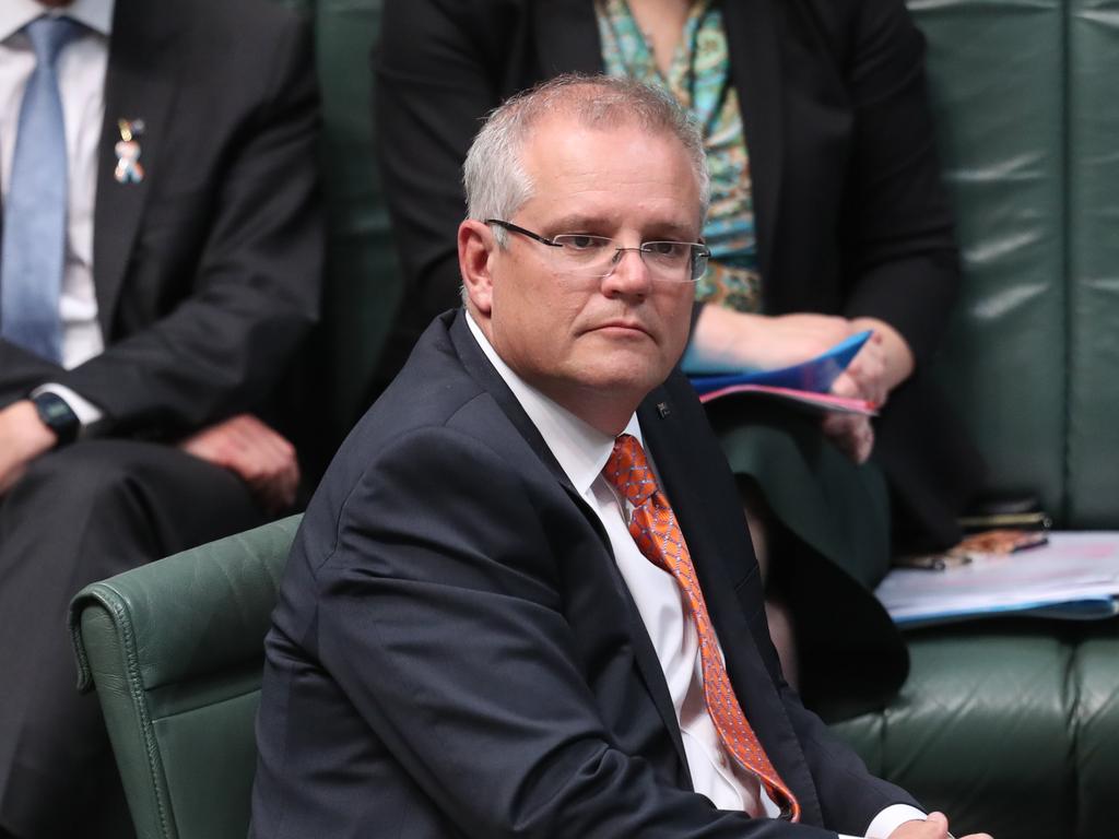 Prime Minister Scott Morrison will call for new rules to be introduced around the changing of leaders. Picture: Kym Smith