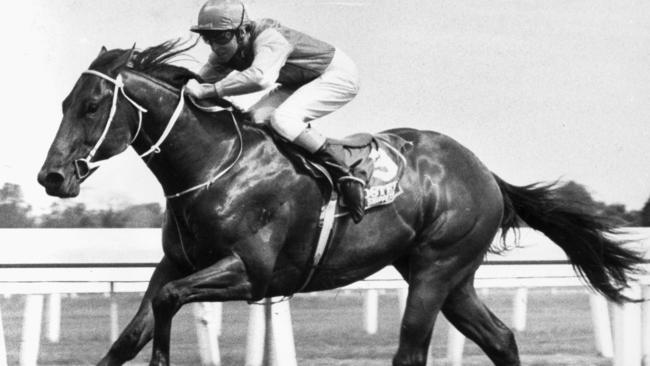 Snippets winning the 1987 Magic Millions on the Gold Coast.