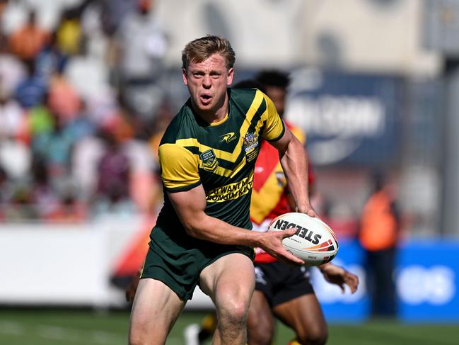 Wishart was rewarded with a call up for the Australian PM’s XIII against PNG after a stellar 2024 season. Picture: NRL Images