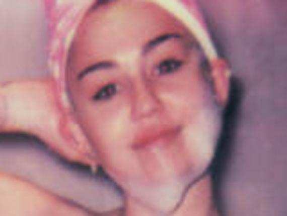 Miley shares full frontal polaroid pictures