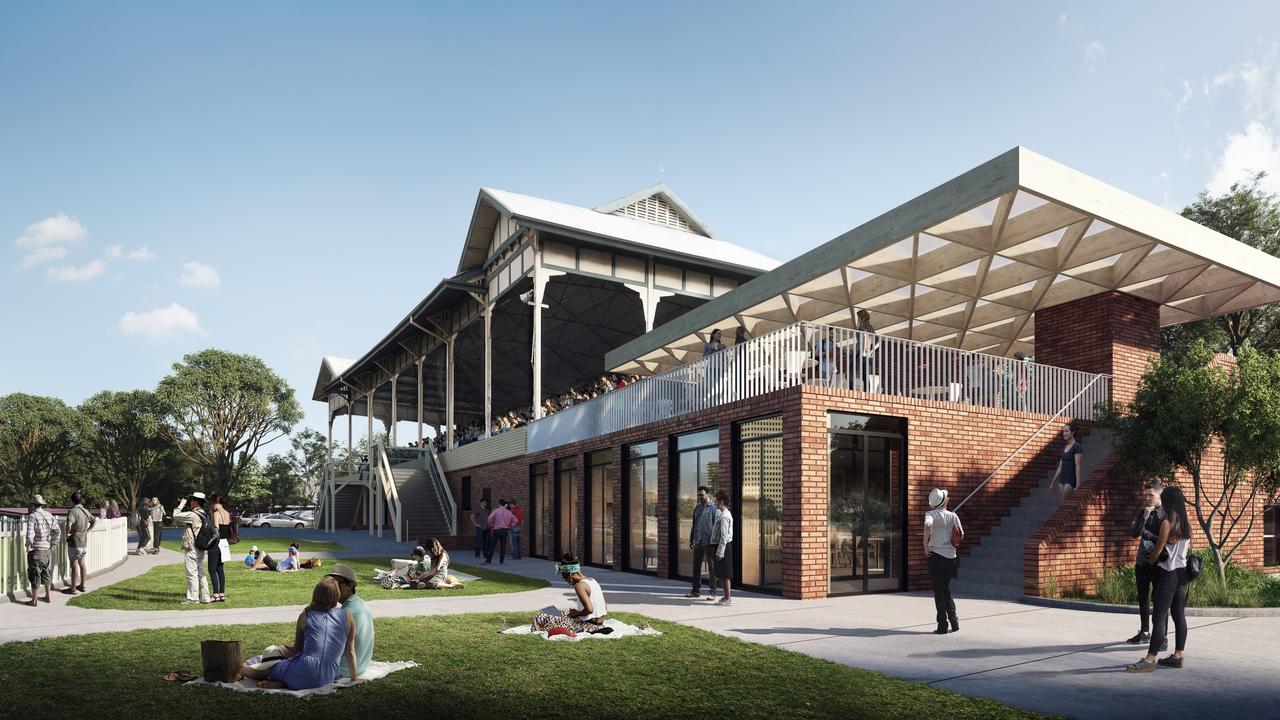 A render of what the new Kevin Murray stand at Junction Oval would look like.