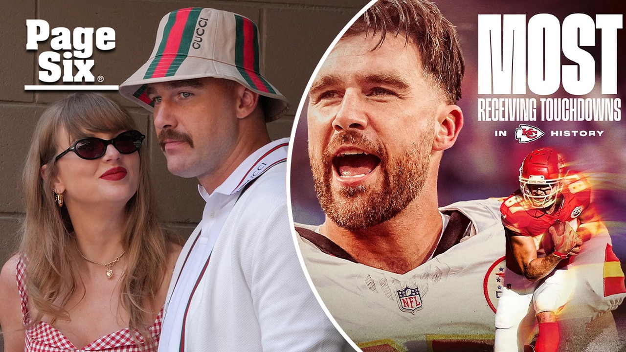 Taylor Swift reacts to Travis Kelce breaking touchdown record during Christmas Day Chiefs game