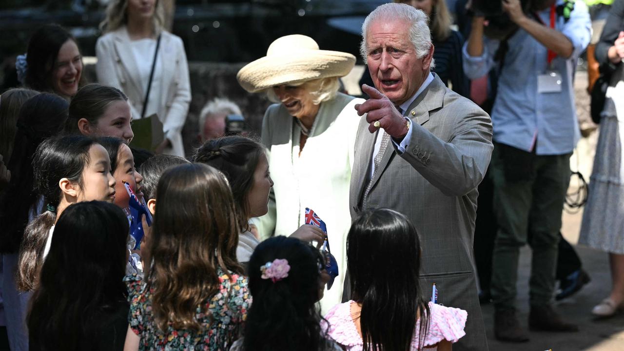 ‘Long live the King’: Aussie fans greet Charles, Camilla at church