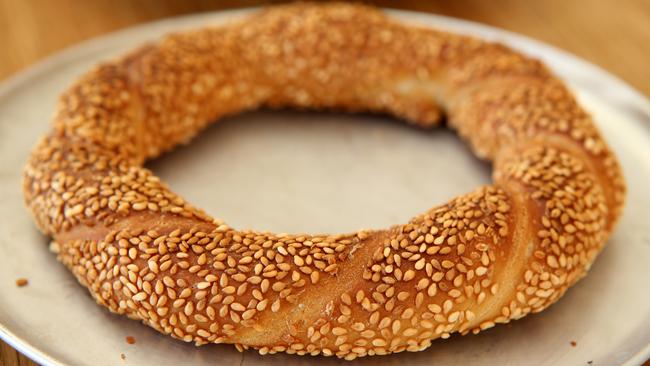 Simit, translates to circular bread — perfect for dips. Picture: Chris Pavlich