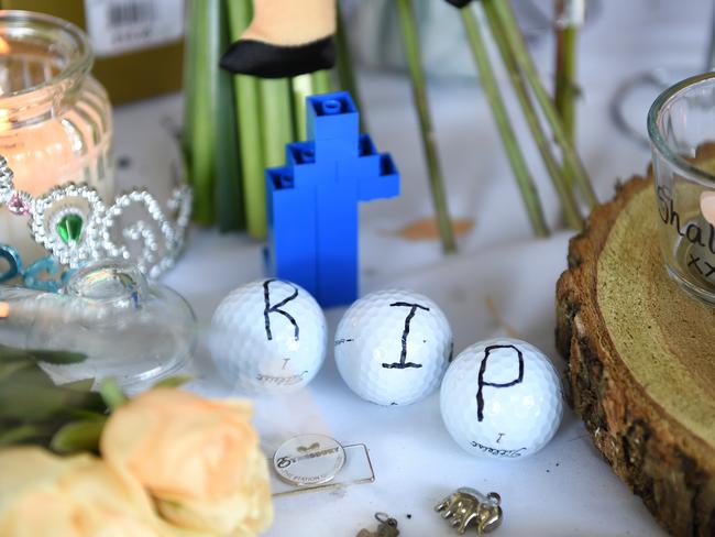 Floral Tributes have been left at Eynesbury Homestead in memory of the van den Hende family who were killed when Malaysian Airlines flight MH17 was shot down over Eastern Ukraine. Picture: Jake Nowakowski