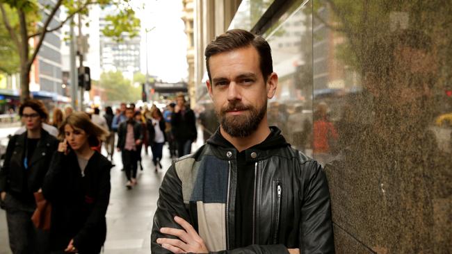 Twitter boss Jack Dorsey has introduced a new 280 limit on the microblogging site. Picture: Stuart McEvoy for The Australian.