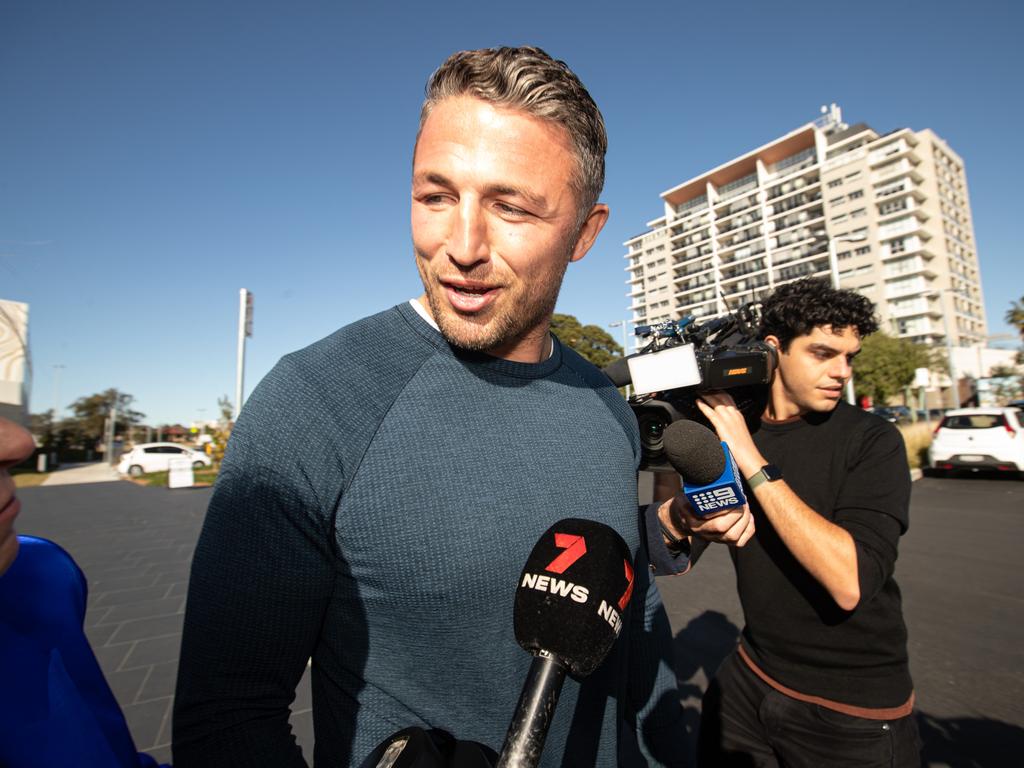 Sam Burgess’ controversial exit from the Rabbitohs’ coaching staff last year left a bitter taste during the season. Picture: Julian Andrews