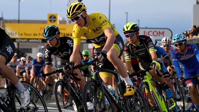 Chris Froome is set to try and complete cycling’s Grand Tour treble. Photo: Toshifumi Kitamura (AFP)