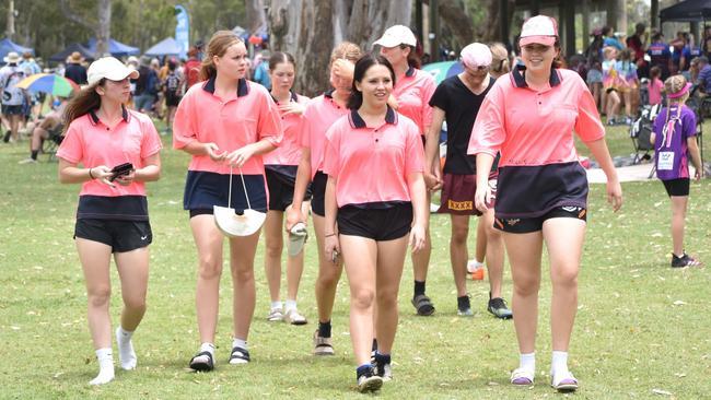 Action from the Red Rooster Junior Touch Carnival at Cyril Connell Fields, Rockhampton, on November 5, 2022.