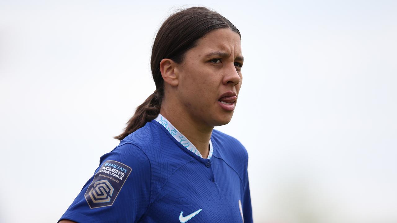 Sam Kerr was beaten to the PFA Players' Player of the year award. (Photo by Steve Bardens/Getty Images)