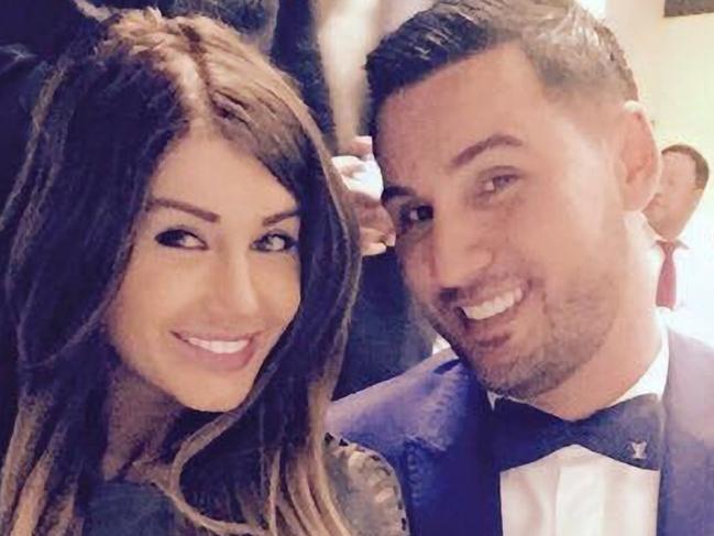 Undated Facebook picture of disgraced Auburn Councillor Salim Mehajer and his wife Aysha Mehajer (nee Learmonth). On Monday (11/07/2016) Aysha lodged an application for an apprehended violence order (AVO) against Salim.