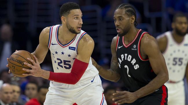 Ben Simmons in action for the Philadelphia 76ers. Picture: Getty Images