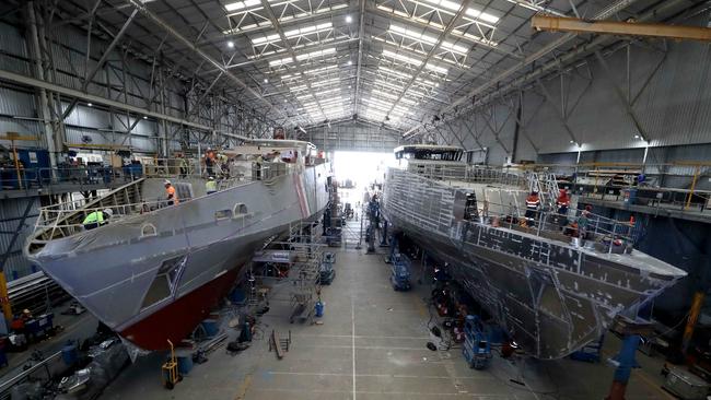 3/6/2020 Austal generic in the plant . Pic Colin Murty The Australian