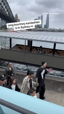 Travis and Kourtney spotted in Sydney ahead of Blink 182 concert