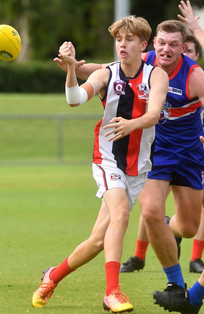 Swans Sebastian Wyke in action. Picture: Evan Morgan