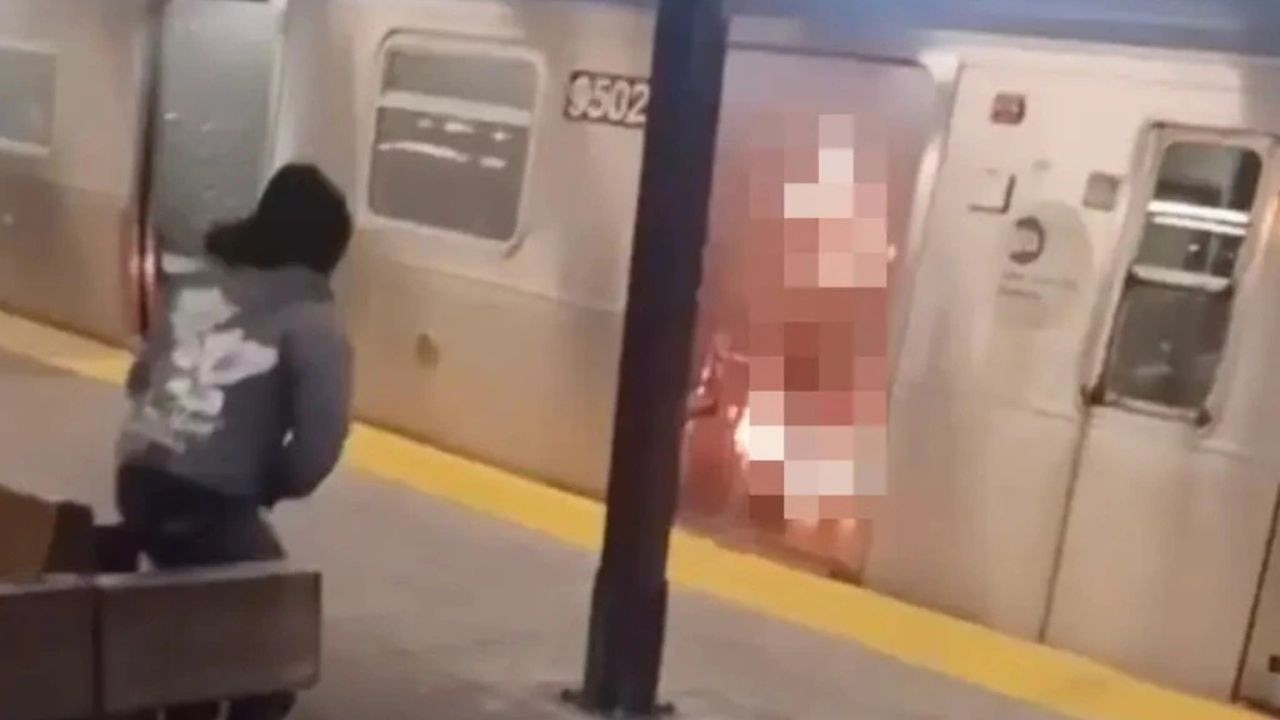 Woman burned alive on train identified