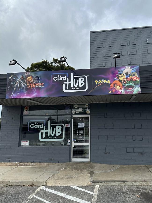 The Card Hub Adelaide in O’Sullivans Beach. Picture: Facebook