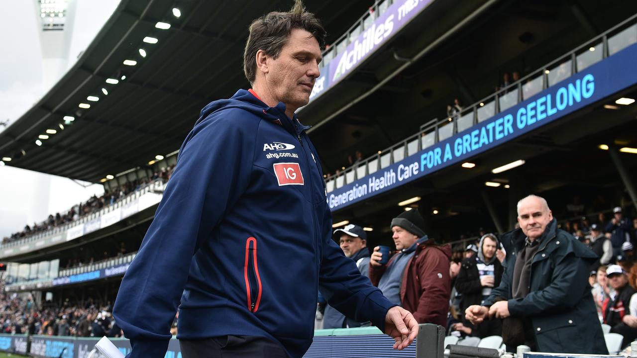 Gawn believes former Dees coach Paul Roos was a key figure behind changing the club’s culture. Picture: Julian Smith / AAP