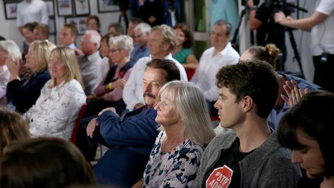 It was a full house with plenty of questions from the floor. Picture: Damian Shaw