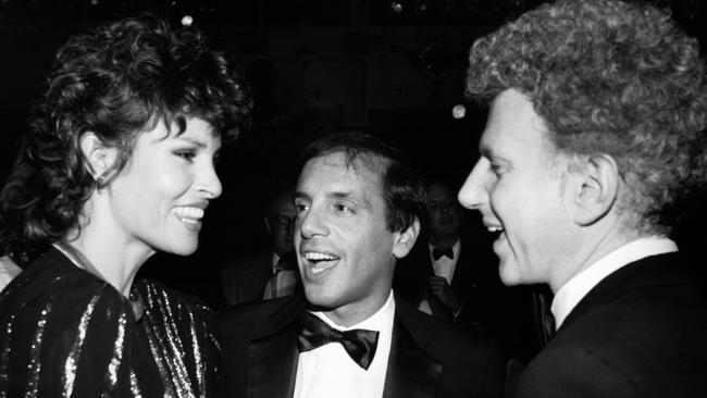 Raquel Welch, Steve Rubell and Mark Fleischman at Studio 54 in 1981. Picture: Robin Platzer/Images/Getty Images