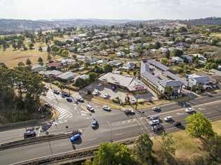 FOR SALE: The Harlaxton shopping centre, featuring Red Rooster and Foodworks, will go under the hammer at the end of October. Picture: Contributed