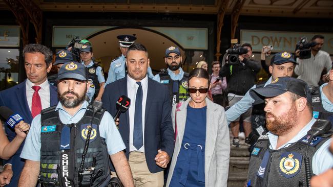 Jarryd Hayne was allowed to remain on bail by a District Court judge.. Picture: NCA Newswire / Christian Gilles