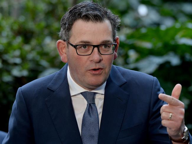 MELBOURNE, AUSTRALIA - NewsWire Photos SEPTEMBER 20, 2022: Victorian Premier, Daniel Andrews, makes a major funding announcement at the Austin Hospital in Melbourne. Picture: NCA NewsWire / Andrew Henshaw