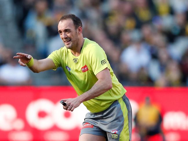 Umpire Troy Pannell in action in 2018. Picture: Adam Trafford/AFL Media/Getty Images