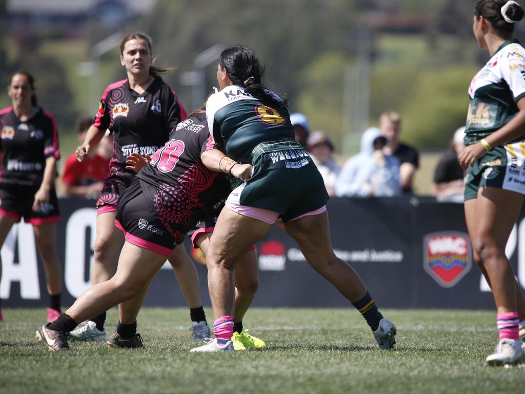 Koori Knockout - Day 4 Womens GF Redfern All Blacks v Bourke Warriors Monday, 7 October 2024 Hereford St, Bathurst NSW 2795, Australia, Picture Warren Gannon Photography