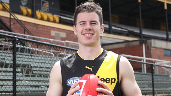 Tigers fans will get a glimpse of draftee Jack Higgins. Picture: David Crosling