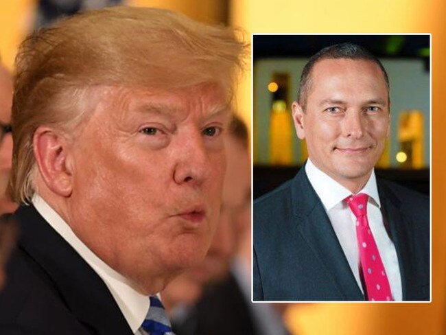 Donald Trump was quizzed by Kieran Gilbert from Sky