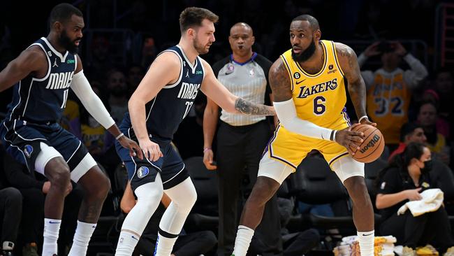 LeBron James and Doncic will now be teammates in LA.