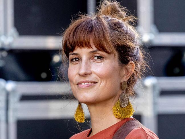 Missy Higgins after her set at Summer Salt music festival at Coolangatta. Picture by Luke Marsden.