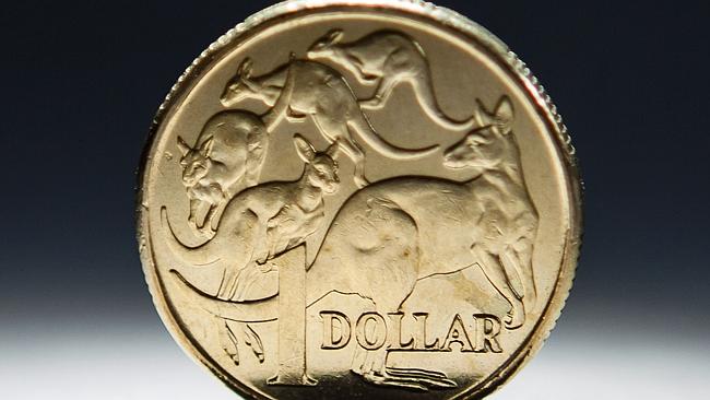 THE Australian dollar has continued to fall. On Wednesday morning, it was trading at 90.35 US cent. Picture: Bloomberg.