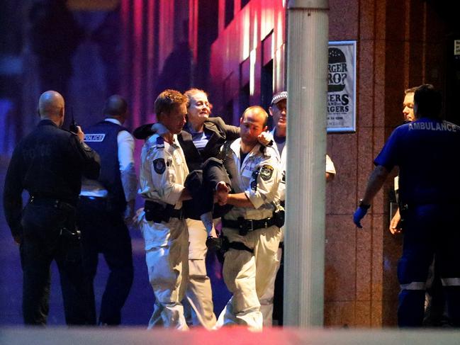 15. Mother of three, Marcia Mikhael, 43, was shot in the leg when police stormed the cafe and was carried out over the body of Man Monis.