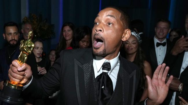 Will Smith at an Oscars afterparty. Picture: Getty Images