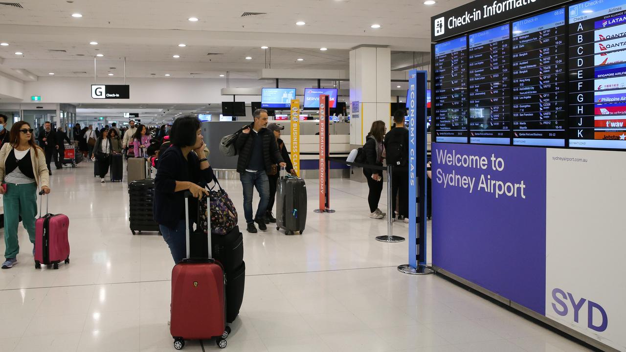 Travellers flying out of Sydney Airport are being told to expect delays. Picture: NCA Newswire / Gaye Gerard