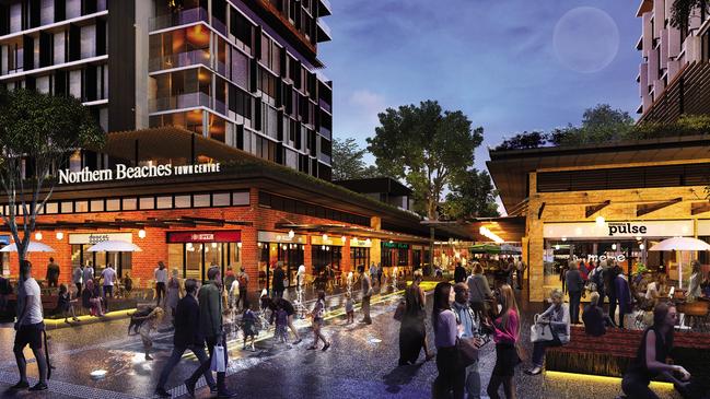 Frenchs Forest residents will now have to wait until 2020 to see details of proposed rezoning plans that would allow a new town centre to be built. Picture: NSW Planning