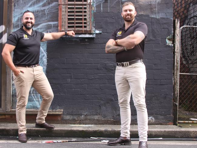 Herne's Security directors Levi Loughlin (left) and Josh Herne said they are proud their Northern Rivers firm which employs local people and uses local suppliers is expanding nationally. Photo: Alison Paterson