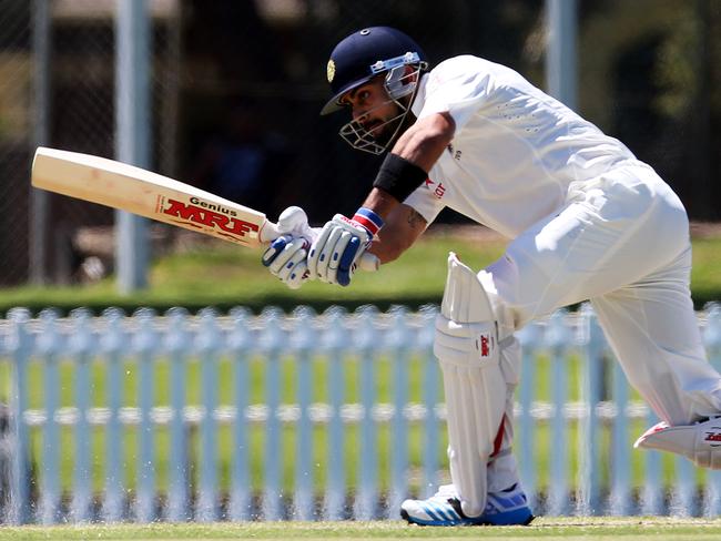 Virat Kohli could enjoy the expanses of the Adelaide Oval. Picture: Simon Cross