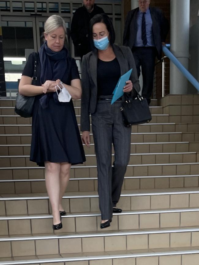 Felicity Pilon (right) pleaded guilty to mid-range drink driving on Wednesday.