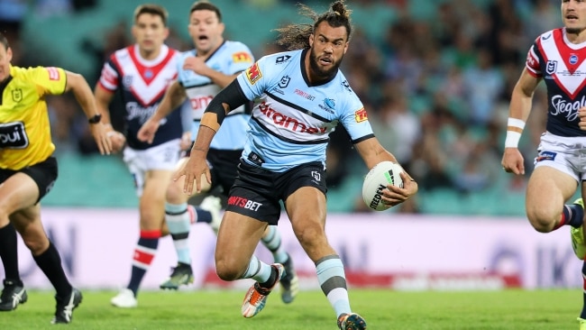 Toby Rudolf of the Cronulla Sharks said he will back the NRL in hosting its first pride round to celebrate inclusiveness. Picture: Getty Images